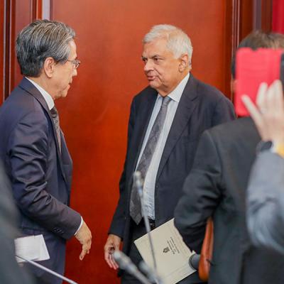 මෙරට තුළ අත්හිටවූ ව්‍යාපෘති නැවත ඇරඹීමට ජපාන අවධානය