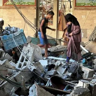 ගාසා හි පාසල් ගොඩනැගිල්ලකට එල්ල කළ ප්‍රහාරයකින් 80ක් මරුට