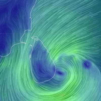 ඉදිරි පැය 12 ඇතුළත සුළි කුණාටුවක් ඒමේ අවදානමක්?