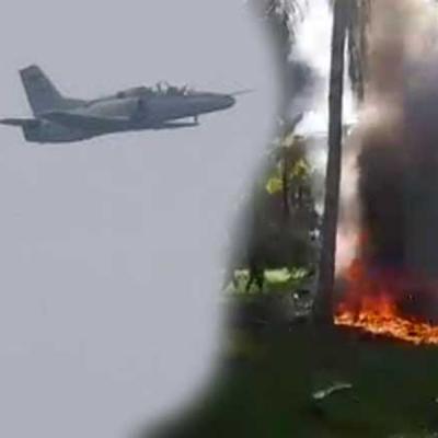 ජෙට් යානයක් වාරියපොලට කඩා වැටෙයි