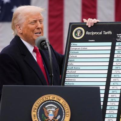 ට්‍රම්ප්ගෙන් ශ්‍රී ලංකාවට සියයට 44ක ආනයන බද්දක්