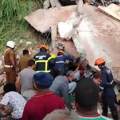 කඩුගන්නාවේ නායයෑමෙන් මියගිය ගණන 6 දක්වා ඉහළට