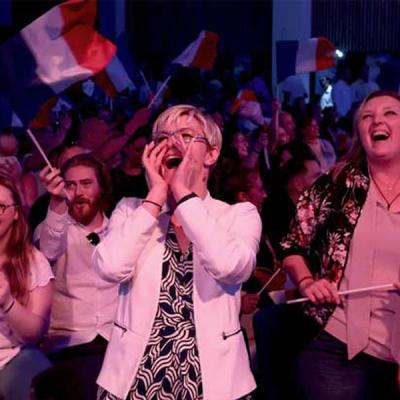 ප්‍රංශ මහ මැතිවරණයෙන් විපක්ෂයට ජය හිමිවන ලකුණු