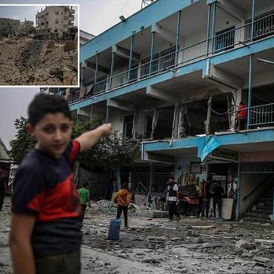 ගාසා තීරයේ පාසලකට මිසයිල ප්‍රහාරයක් – 20ක් මරුට